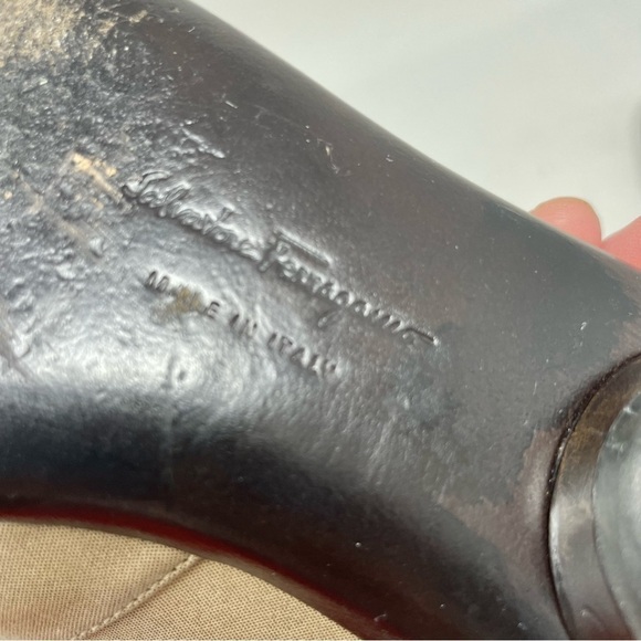 Salvatore Ferragamo Beige Suede Flats - Picture 8 of 11